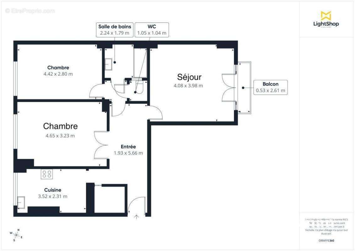 Appartement à BOULOGNE-BILLANCOURT