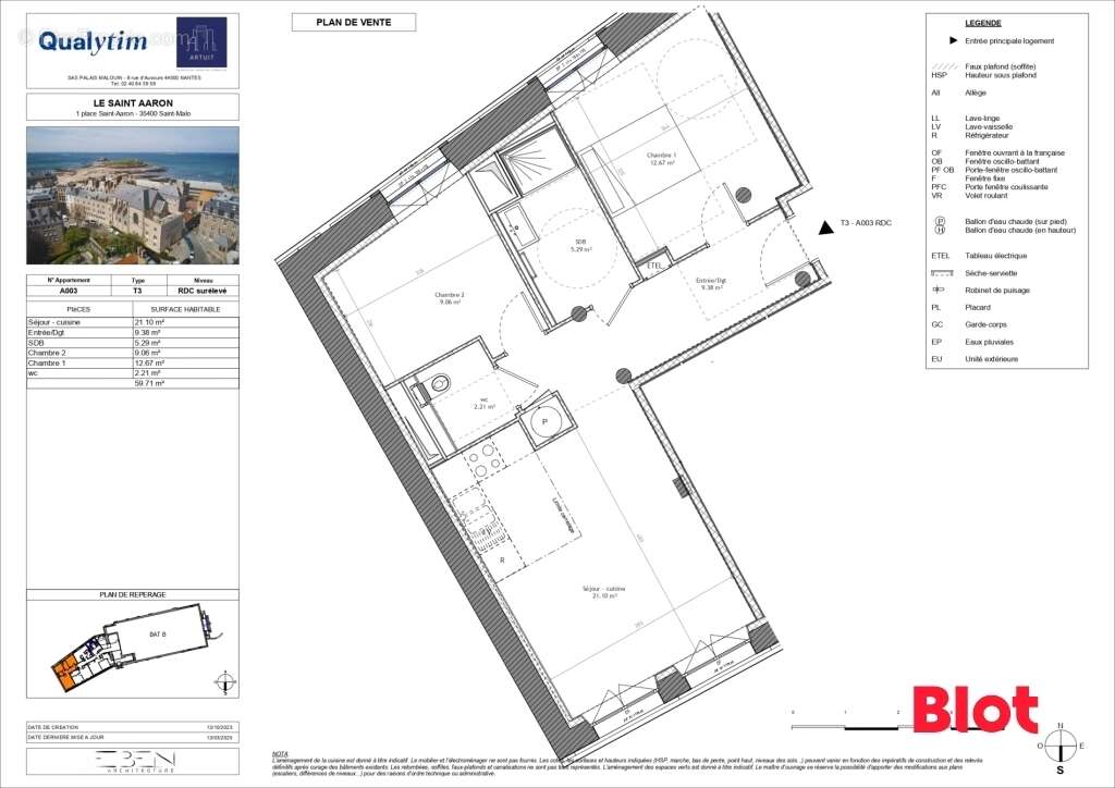 Appartement à SAINT-MALO