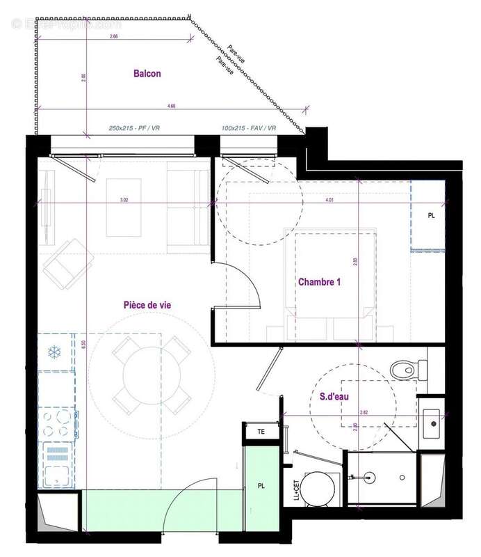 Appartement à EQUEURDREVILLE-HAINNEVILLE