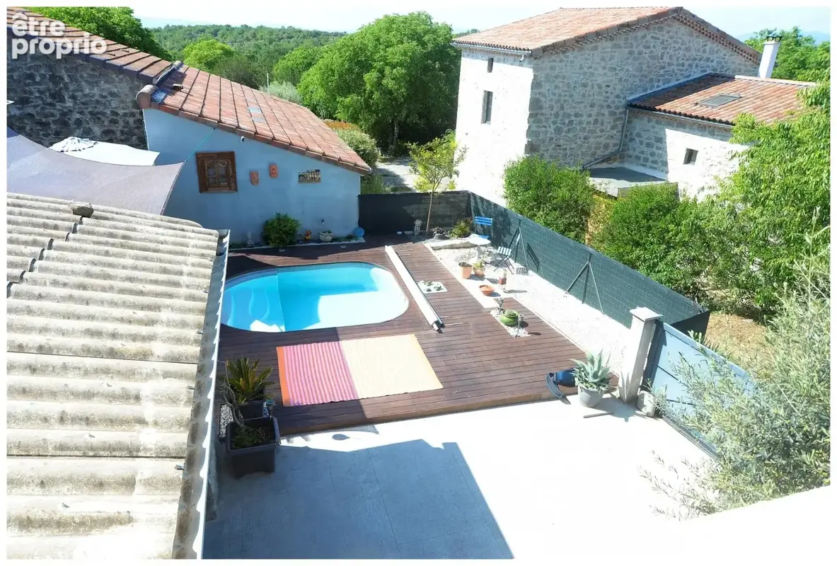 Mas en pierre xviiie – habitation principale & propriété touristique de caractère – joyeuse – ardèche - photo 23