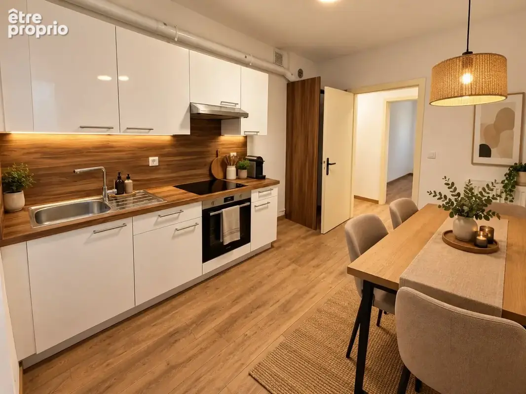 Guebwiller  Appartement T3 rénové à neuf, avec cave et extérieur partagé - photo 2
