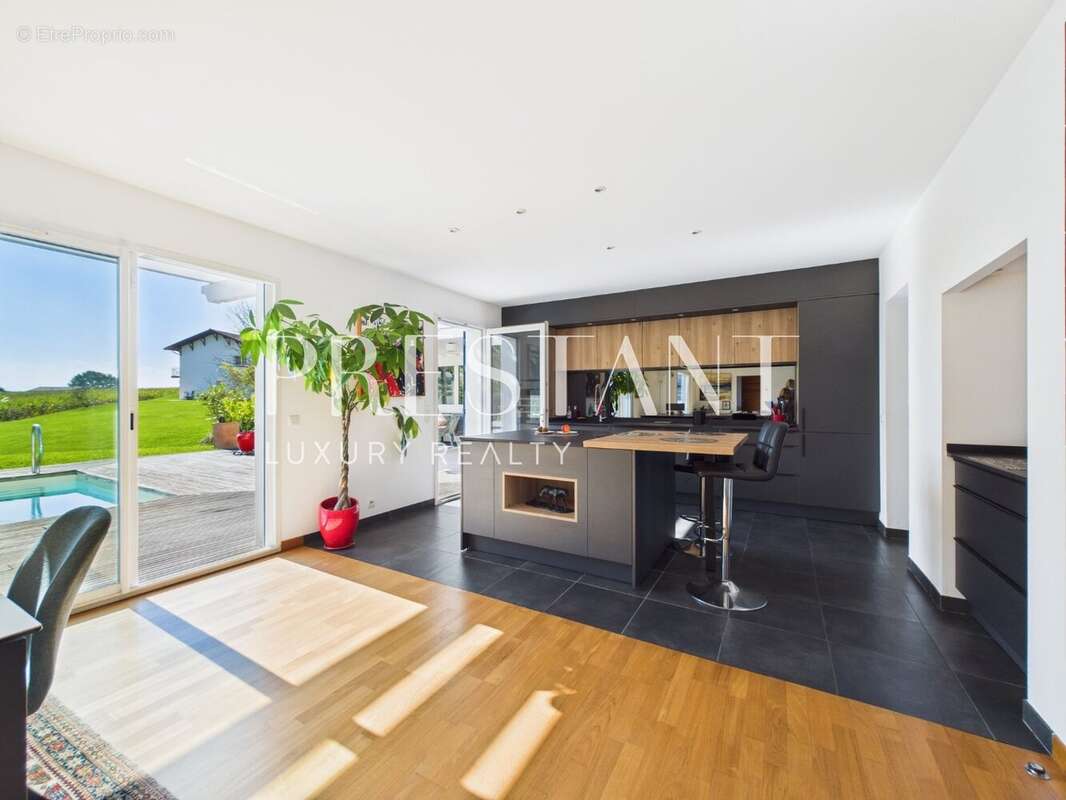 Bidart  Maison contemporaine avec piscine et vue montagne - photo 11