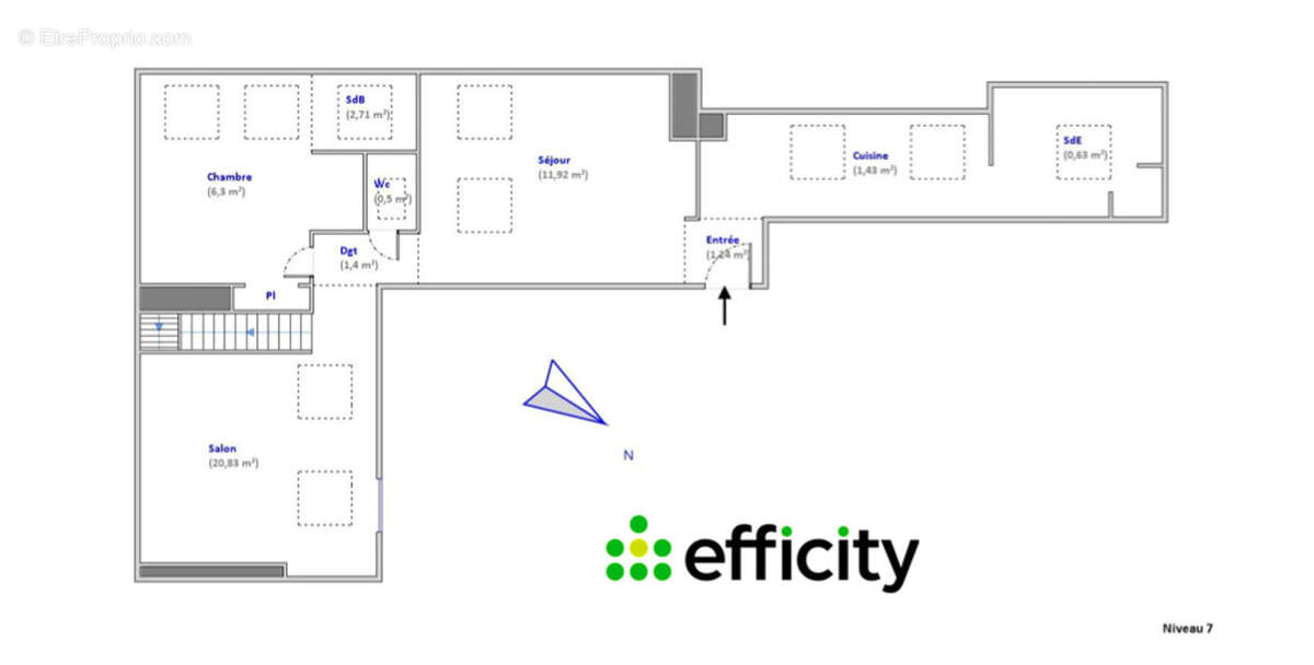 Appartement à LYON-1E