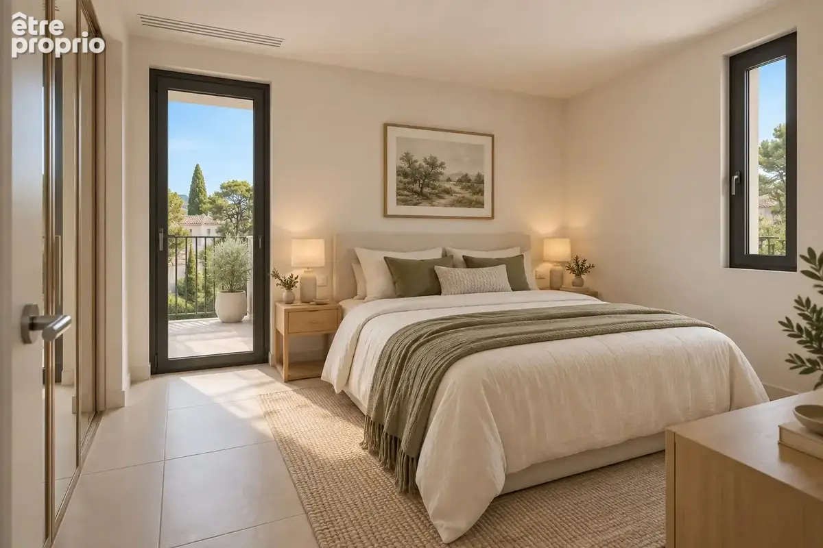 Chambre A304  perspective d'ambiance non contractuelle
