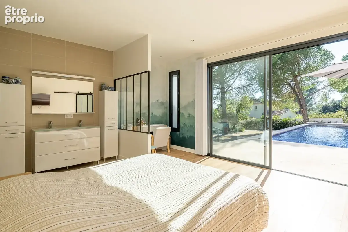 À 20 min de nîmes  elegante villa contemporaine, piscine à débordement et t2 indépendant - photo 14