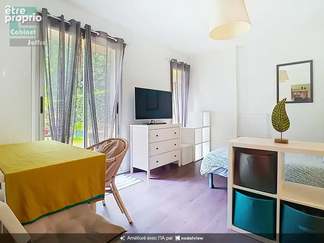 Studio - 27,26 m2 - Loué et meublé - jardin privatif - photo 2