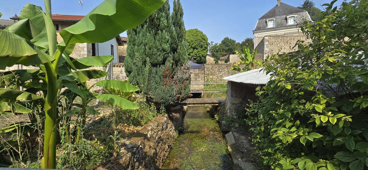 Maison de bourg à rénover avec dépendances, jardin et ruisseau - photo 6