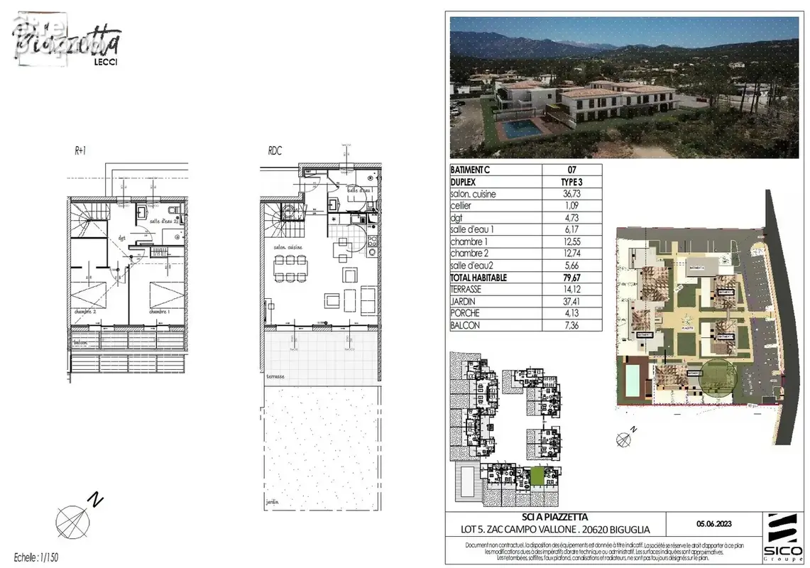 T3 Duplex Jardin LECCI - photo 4