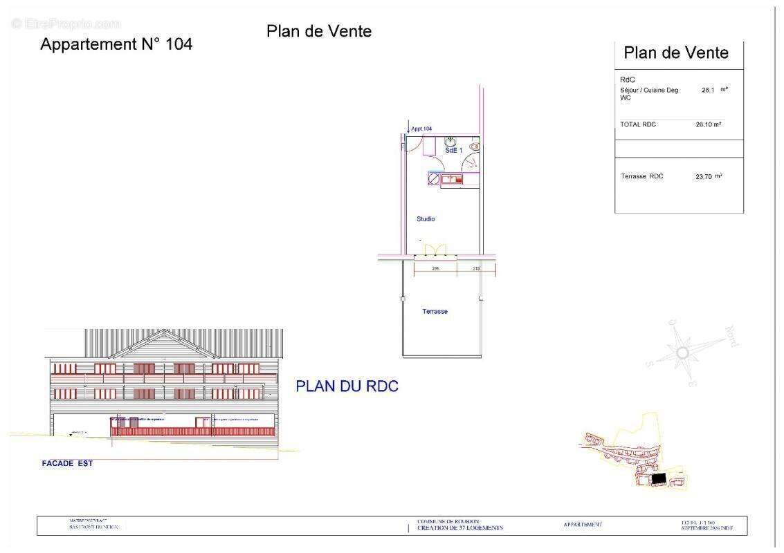 Appartement à ROUBION