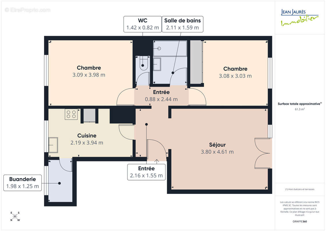 Appartement à SAINT-ANDRE-LES-VERGERS