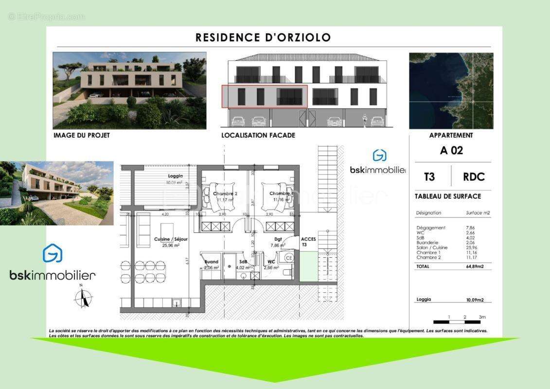 Appartement à PIETROSELLA