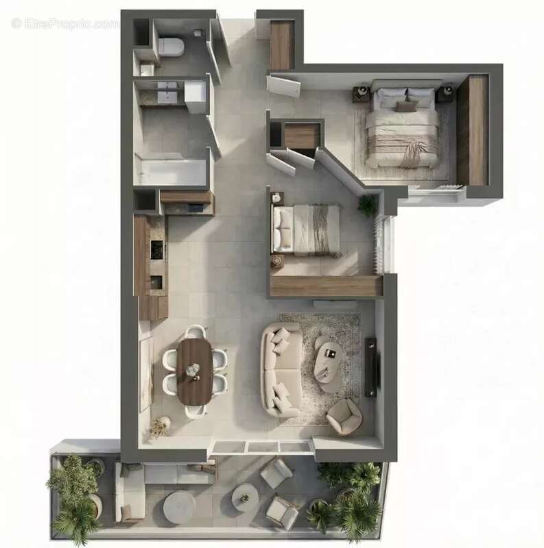 Superbe appartement 2 chambres à Antibes - photo 5