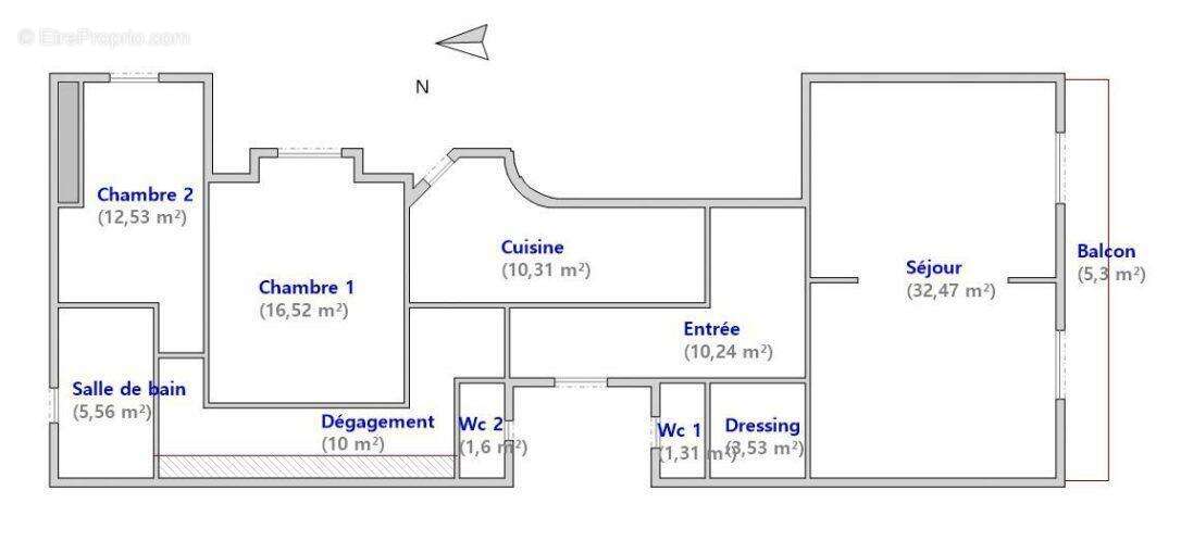 Appartement à PARIS-16E