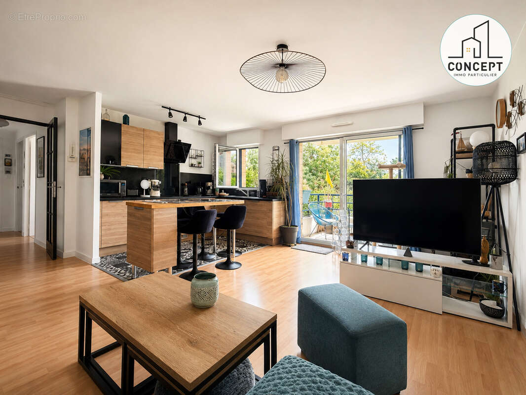 #B716 - A vendre - appartement T3 récent avec balcon et parkings - Concarneau - photo 6