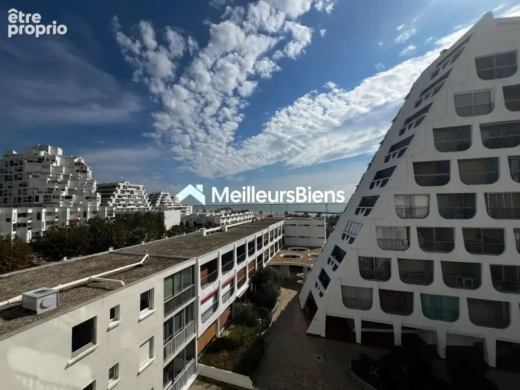 VUE MER et PORT : Studio de 26 m² au 4e étage avec cave à La Grande-Motte - photo 8