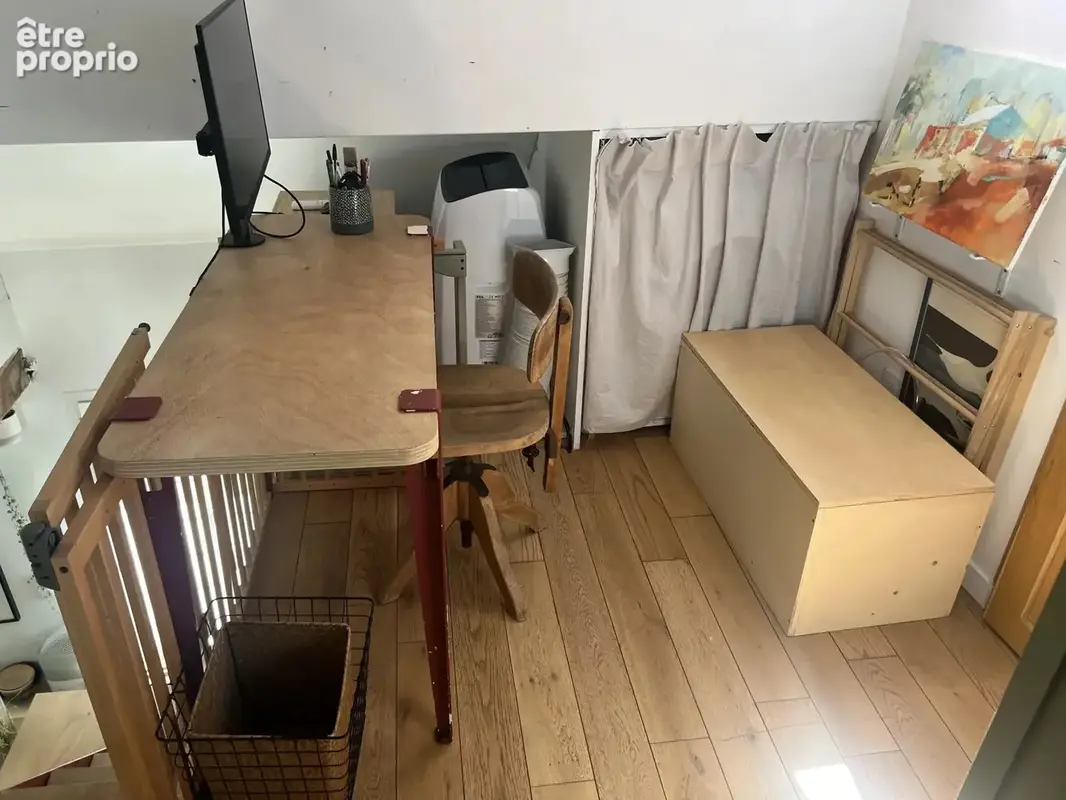 Parisparis 20e – metro pyrénées  charme sous les toits – duplex dernier étage - photo 12