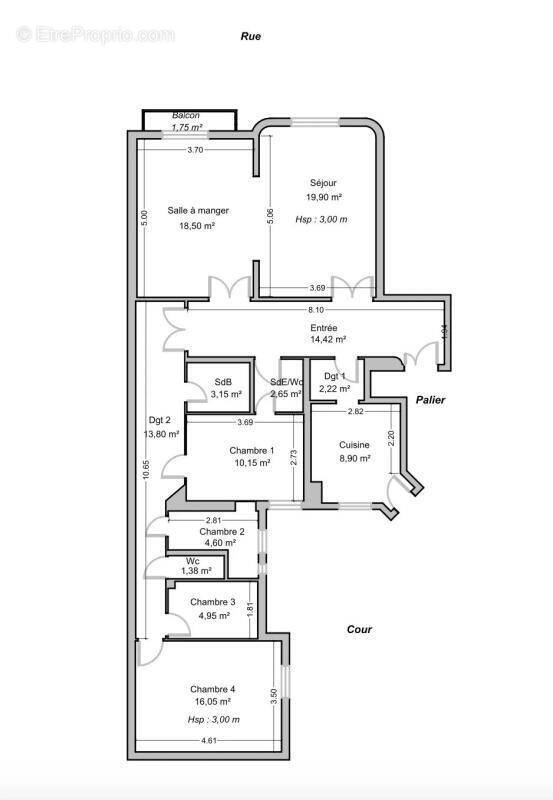 Appartement à PARIS-7E