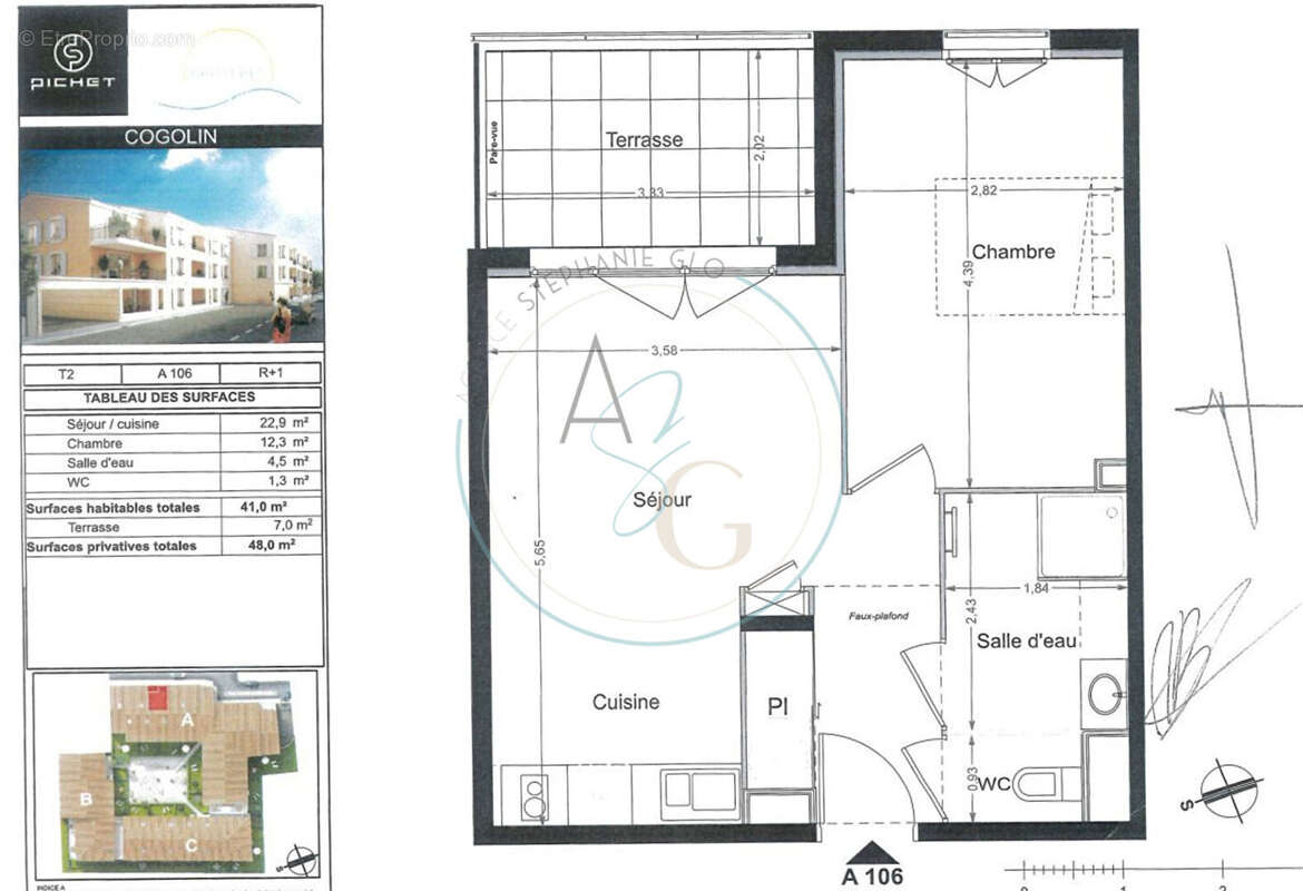Appartement à COGOLIN