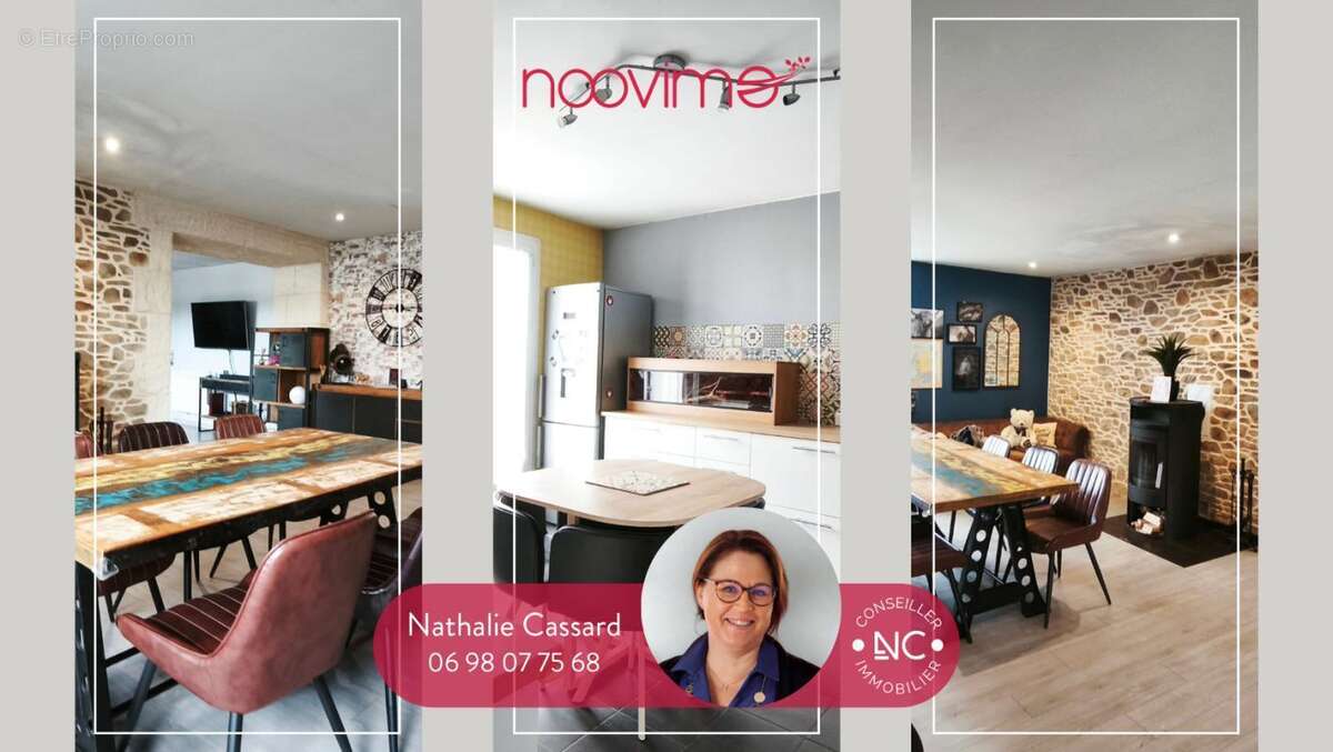 Maison en pierres 96 m2 3 chambres sur  350 m2 à Nort-sur-Er - photo 2
