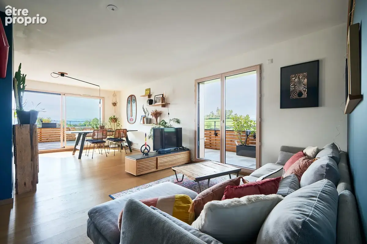 Annecy le vieux standing t4/5 dernier etage avec grande terrasse - photo 6