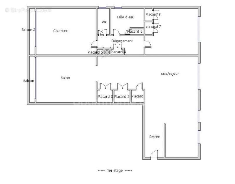 69004 Lyon – appartement lumineux - 4 pièces - 2 chambres - toit-terrasse -proximité commodités – 15 minutes du parc de la Tête  - photo 8