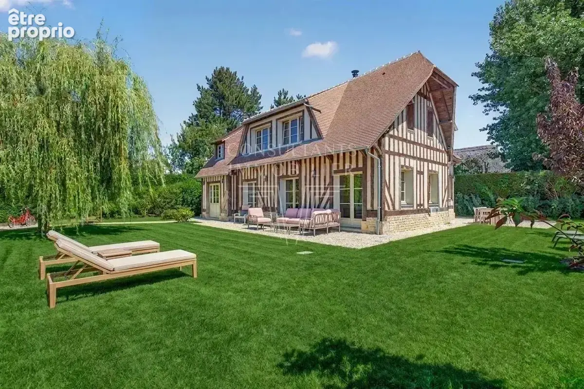 Deauville -tourgeville-plage - superbe propriété 4 suites/jardin. - photo 2