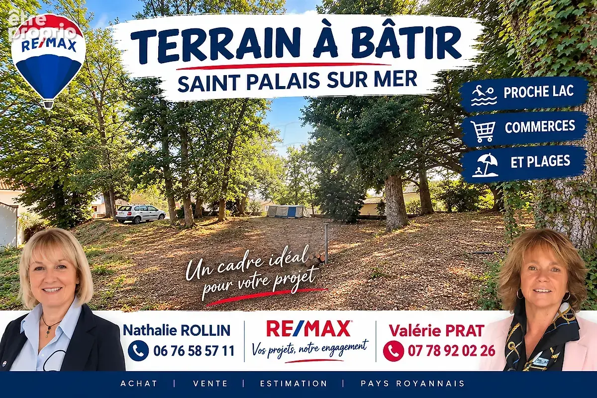 Terrain à SAINT-PALAIS-SUR-MER