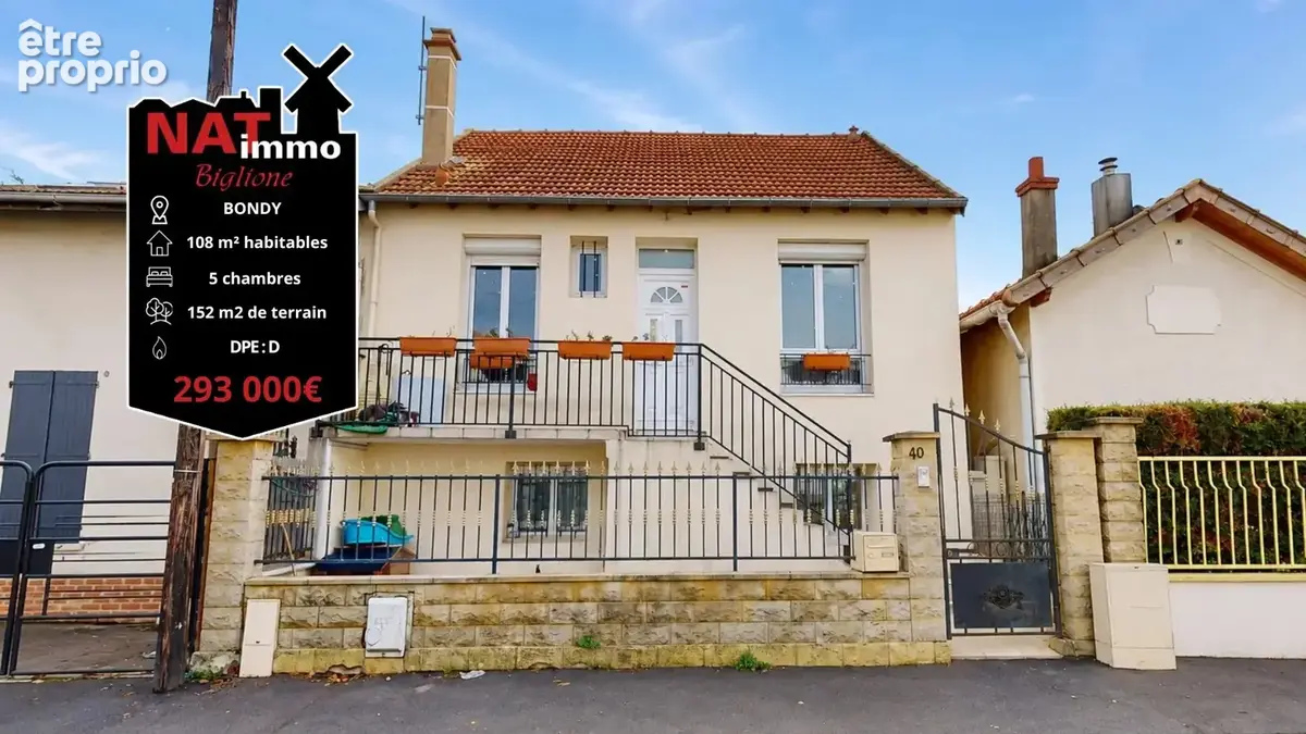 Maison à BONDY