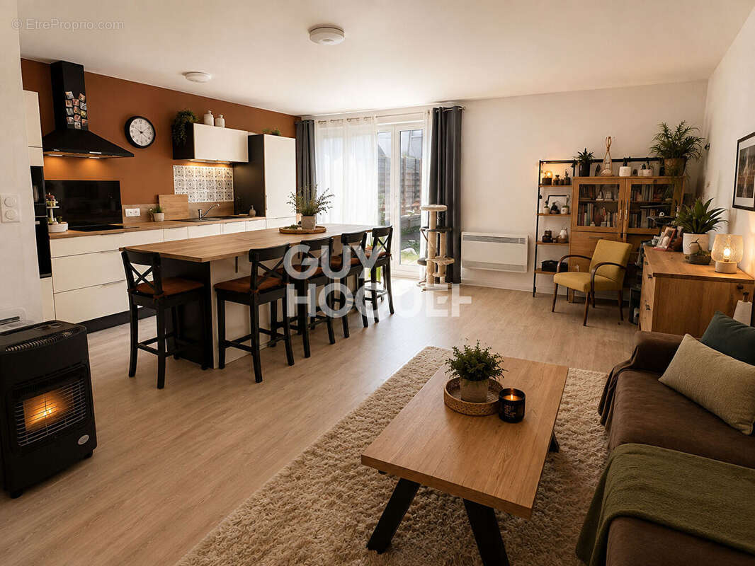 Appartement - ELBEUF - 78m² - terrasse - place de parking privative - photo 2