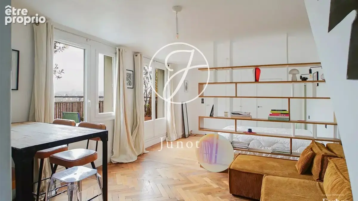 Paris 16e - AUTEUIL NORD - Studio à vendre - 35,20m² Carrez - Toit terrasse 32,49m² - Balcon - Vue panoramique. - photo 3