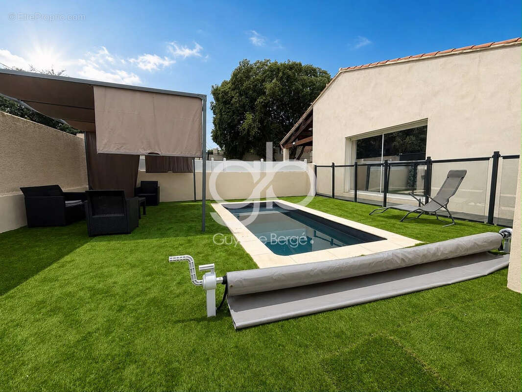 Maison plain-pied T4 102m2 piscine parcelle d’environ 500m2 Montpellier Plan des 4 Seigneurs - photo 14