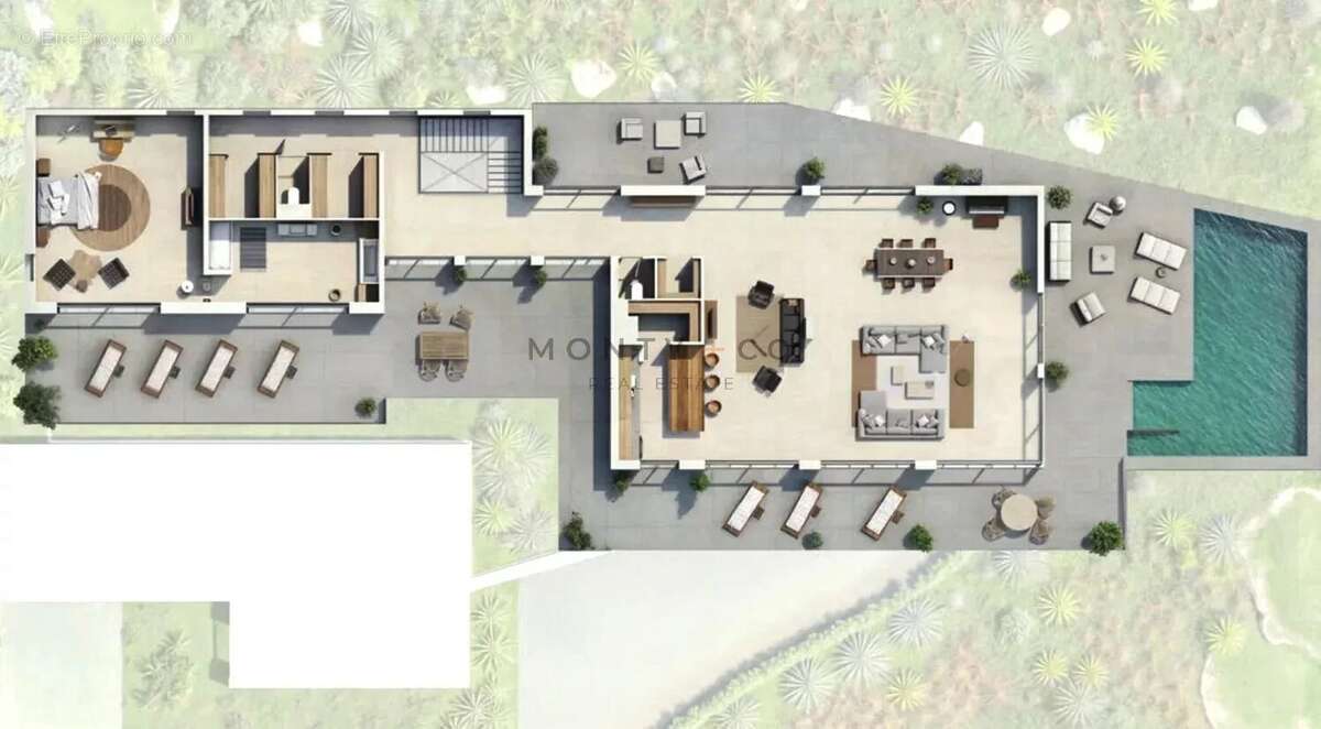 Vente villa 6 chambres vue mer dans un domaine privé a Grimaud - photo 8