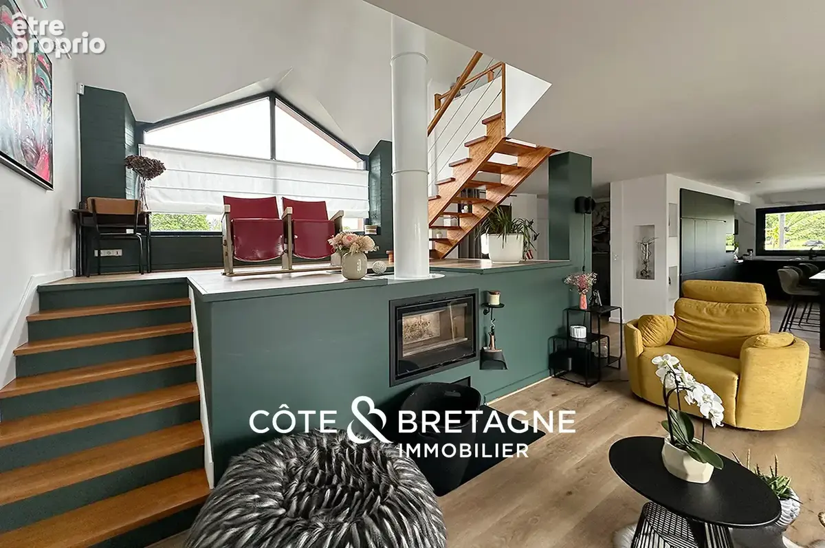 Maison moderne avec piscine à ambon dans le morbihan  réf : 202629 - photo 7