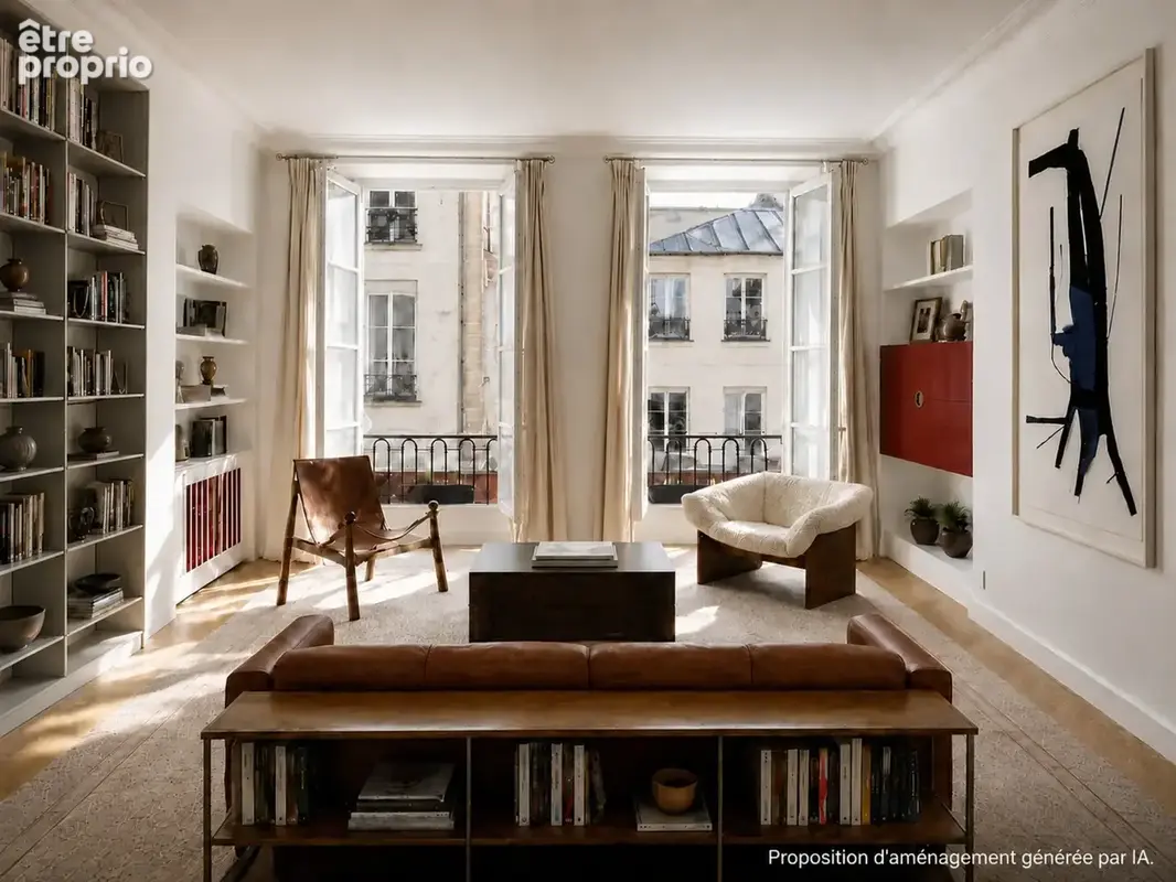 Appartement traversant calme et lumineux PARIS 1er — MARCHÉ SAINT-HONORÉ / PLACE VENDÔME - photo 1