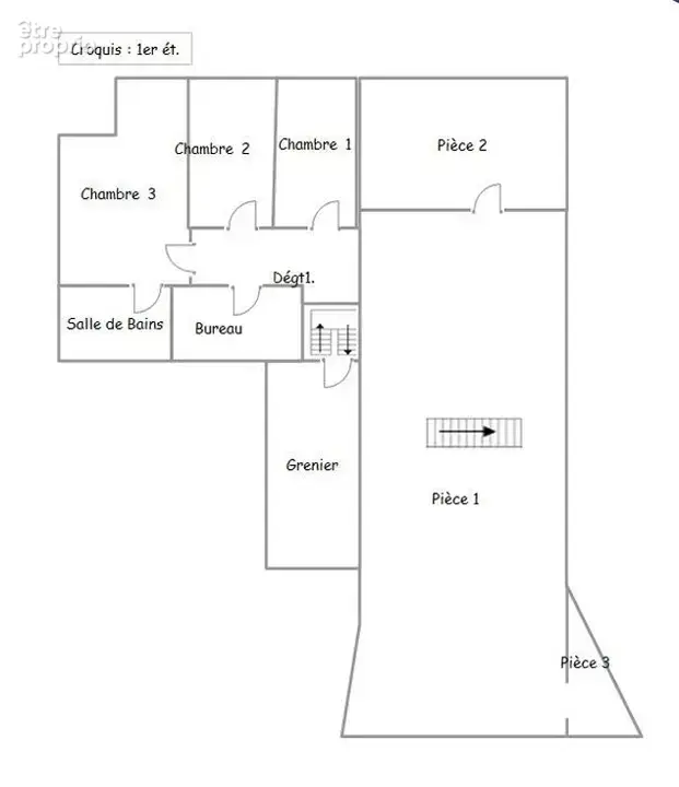 Immeuble commerce + logement à rénover et creer - photo 3