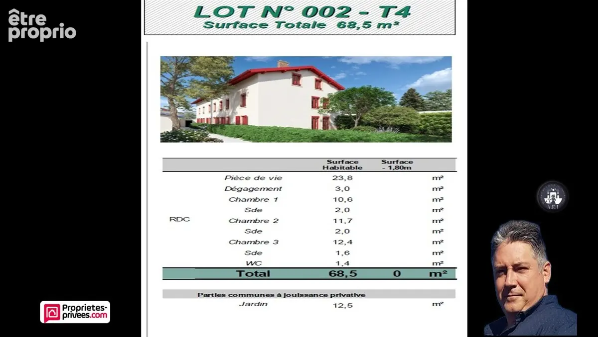 T4 avec jardin privatif ? Un cadre de vie agréable à Lyon 3? - photo 2
