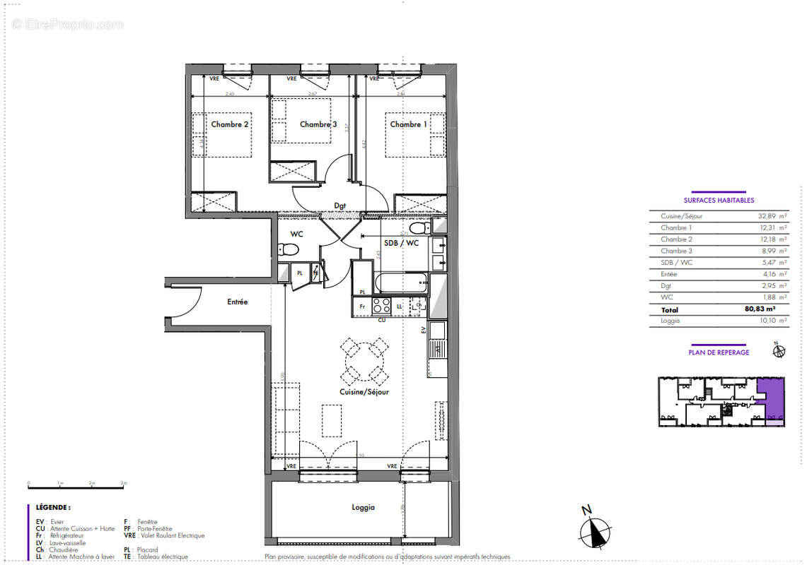 Appartement à TOULOUSE