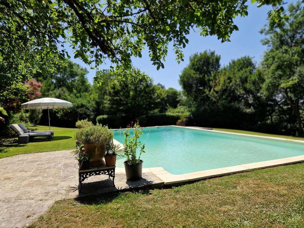 Demeure de charme avec Patio, piscine, tour au toit de lauze et jardin bucolique. - photo 17