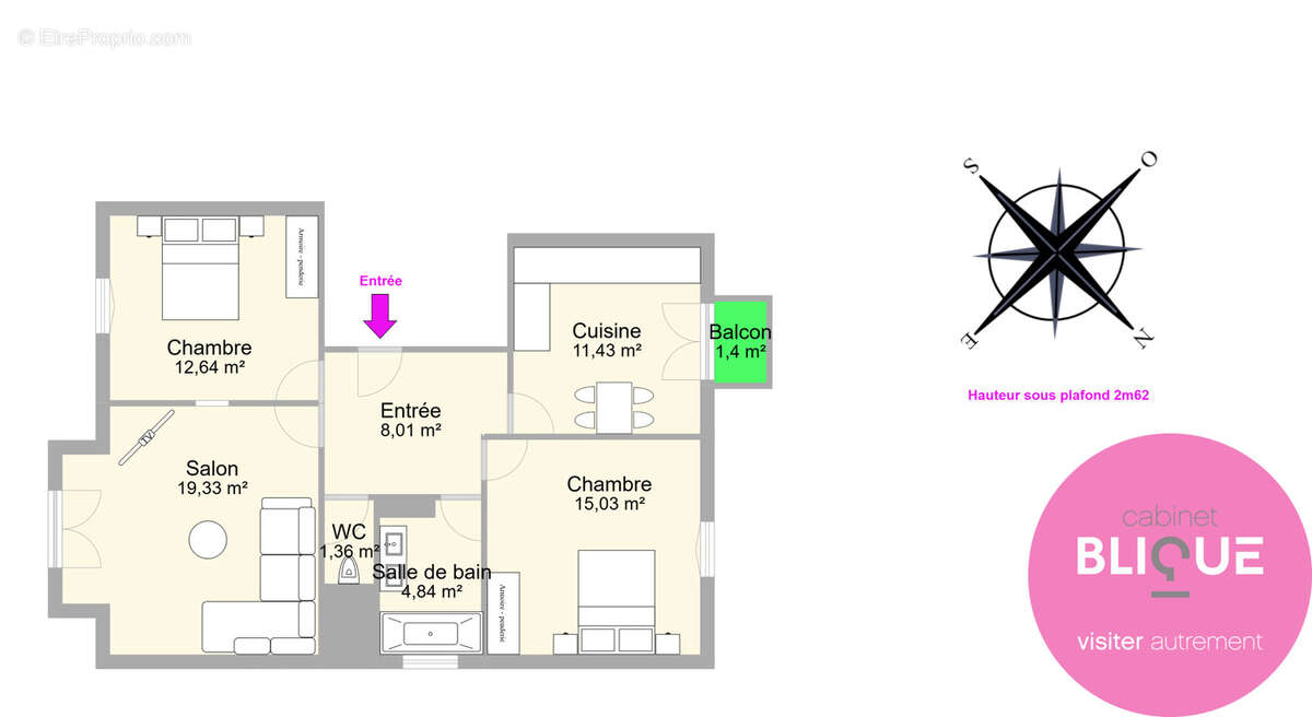 Appartement à NANCY