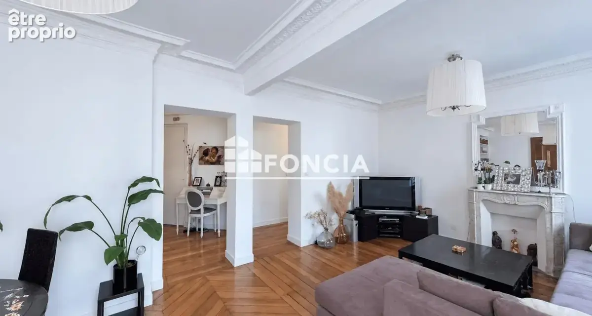 PARIS XVIIe - TERNES / MAILLOT Appartement de 88 m², 2 ou 3 chambres dans un immeuble en pierre de taille - photo 4