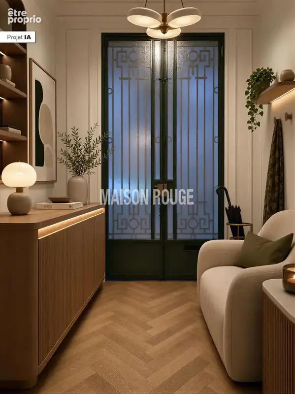 Bel hôtel particulier à vendre, centre-ville de Rennes, 250m² hab, 10 pièces, 8 chbres, garage. - photo 3