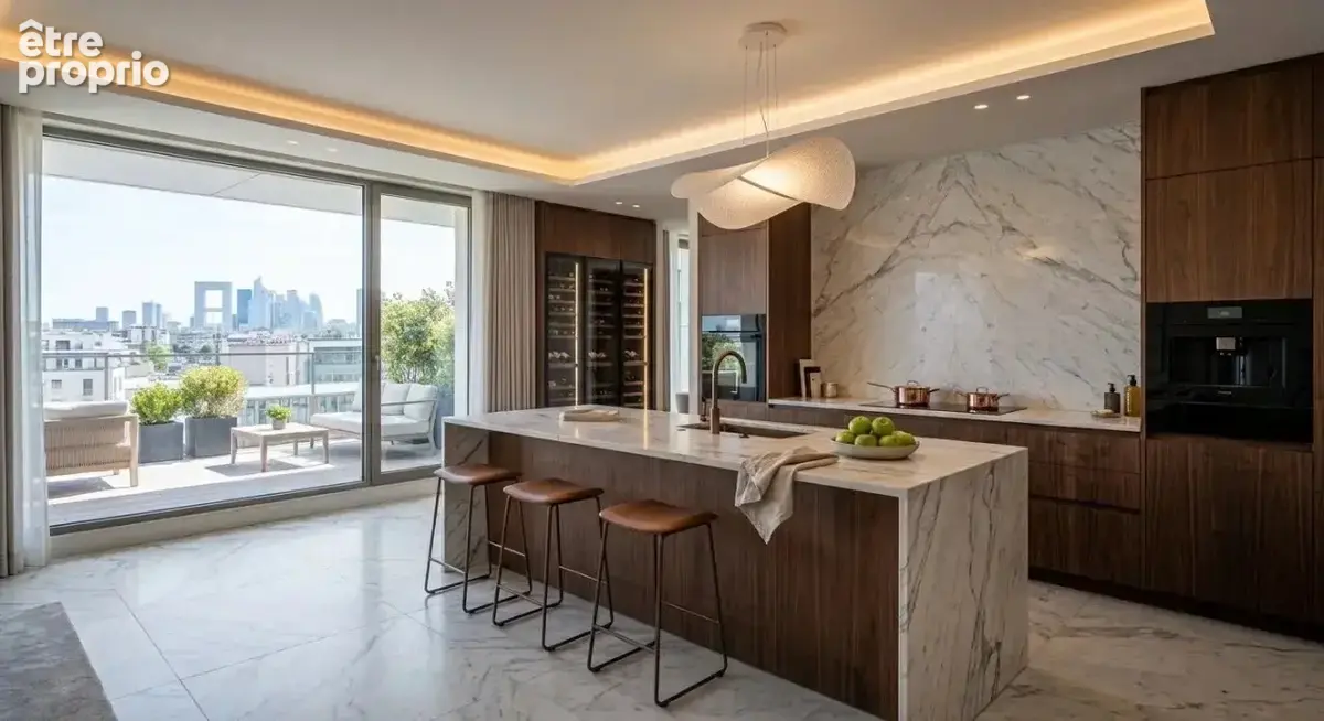 Exclusivité – neuilly-sur-seine – maurice barrès / avenue de madrid – appartement d’exception de 160 m² avec terrasse, balcon, d - photo 2