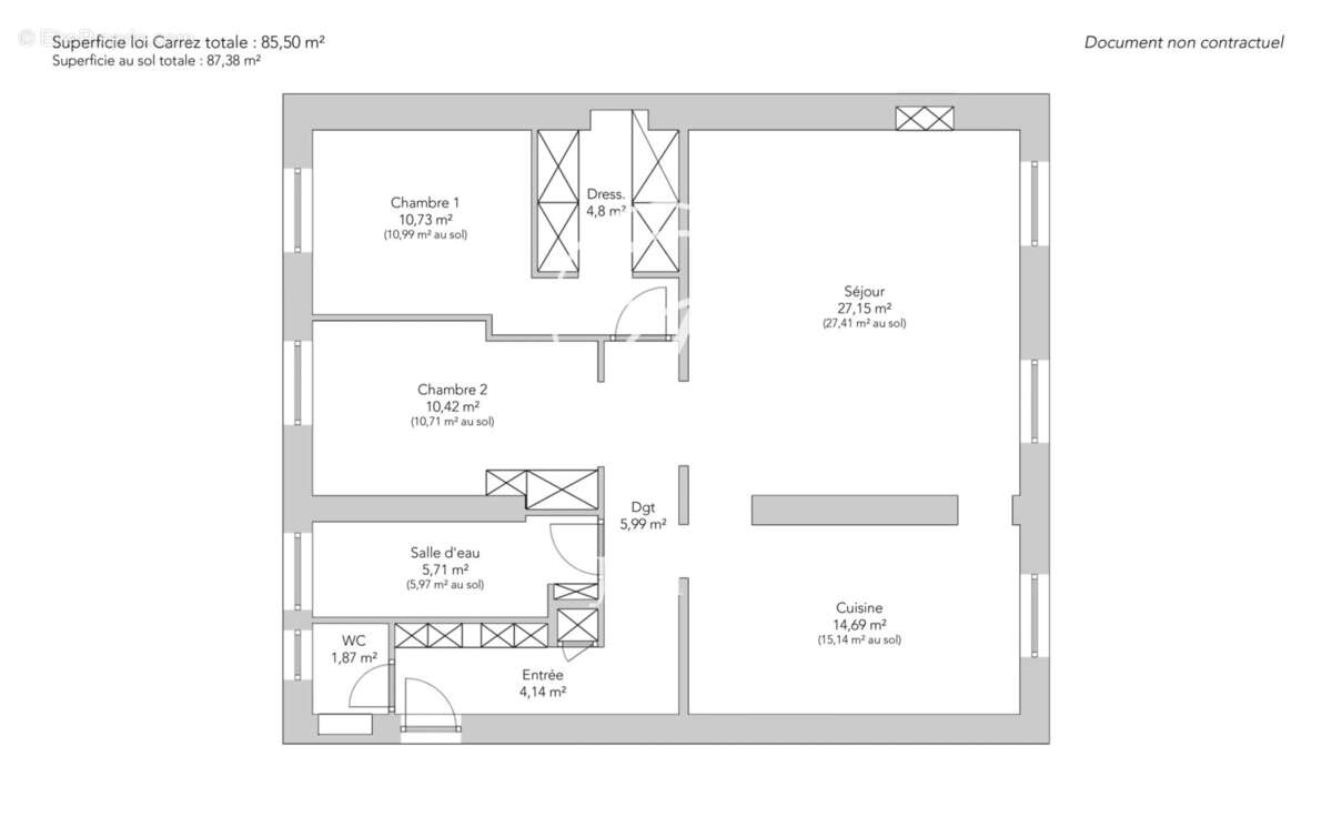 Appartement à PARIS-3E