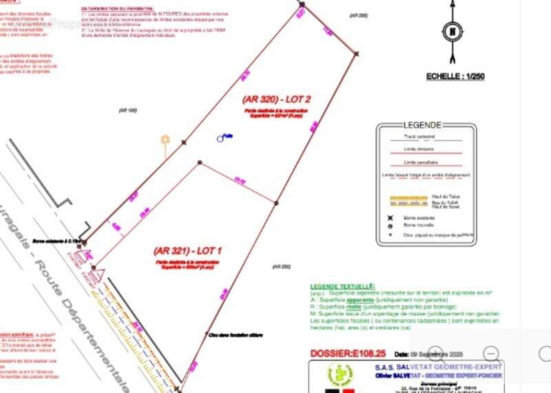 Terrain à LABARTHE-SUR-LEZE
