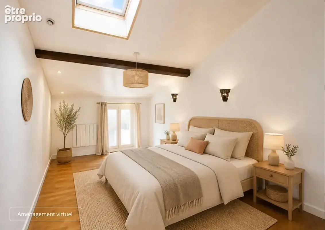 Ancienne toulousaine de charme : T3 en duplex, poutres apparentes, sans copropriété (72 m² ) - photo 7