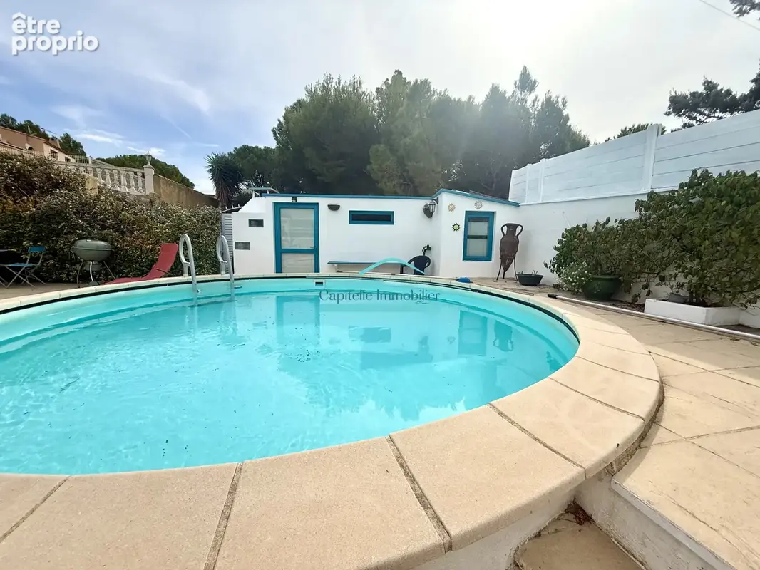Villa de plain-pied avec piscine et pool housse à Mireval - photo 11