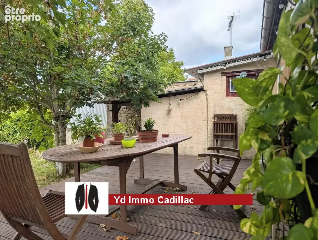 Cadillac, plain-pied, pierre, jardin, proche centre ville - photo 2