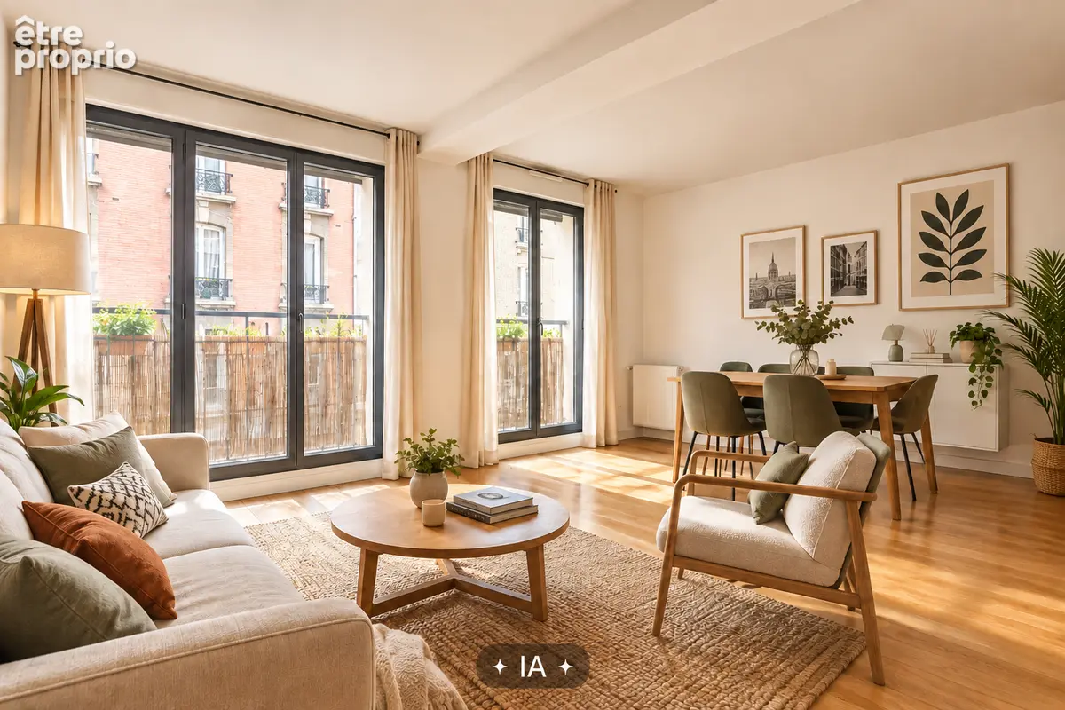 Saint Ouen sur Seine : Appartement 3 pièces - photo 2