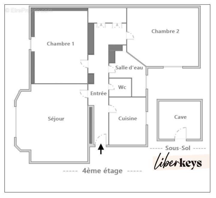 Appartement à BOIS-COLOMBES