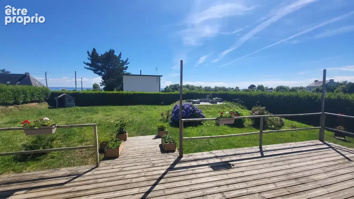 Maison contemporaine VUE MER ossature bois  PLAIN-PIED à vendre 6 pièces TELGRUC SUR MER (29) - photo 5